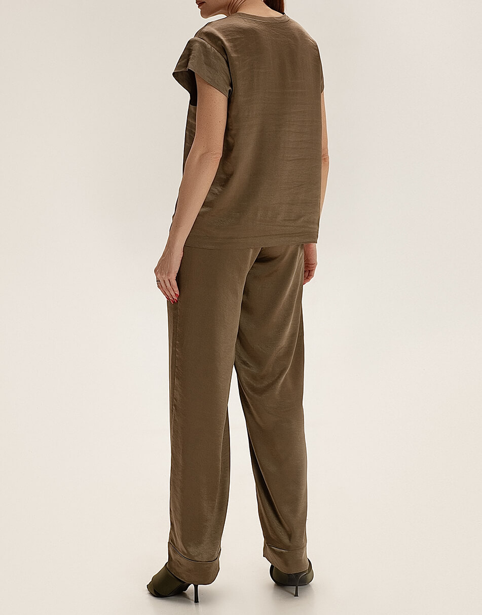 Сатинові штани вільного крою WNDR_ss21_sol_02, фото 1 Сатинові штани вільного крою WNDR_ss21_sol_02, фото 1 - в интернет магазине KAPSULA