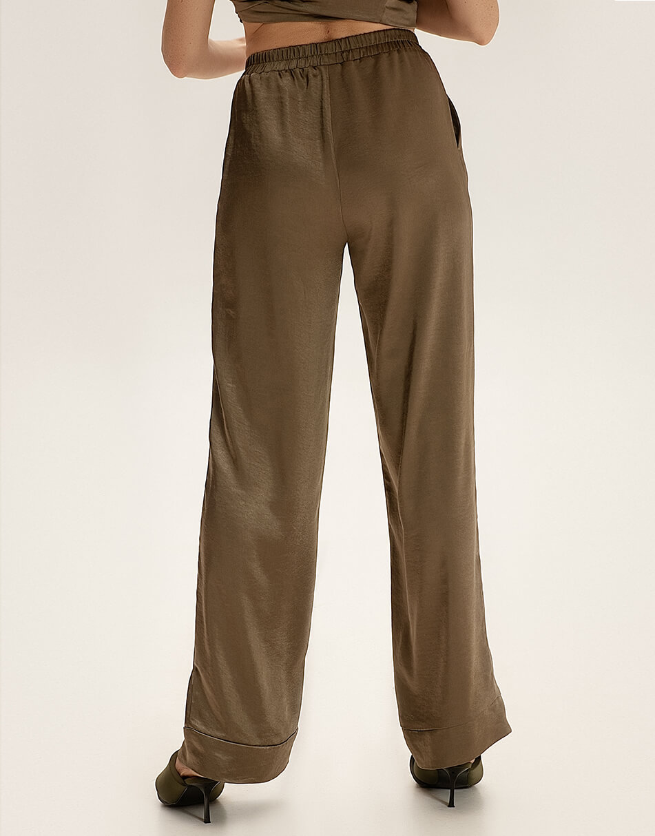 Сатинові штани вільного крою WNDR_ss21_sol_02, фото 1 Сатинові штани вільного крою WNDR_ss21_sol_02, фото 1 - в интернет магазине KAPSULA