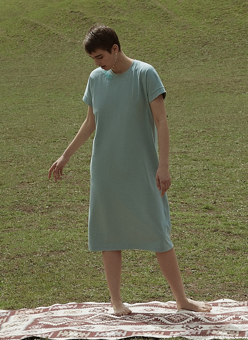 Хлопковое платье-футболка WNDR_ ss21_tbi_01, фото 1 - в интернет магазине KAPSULA
