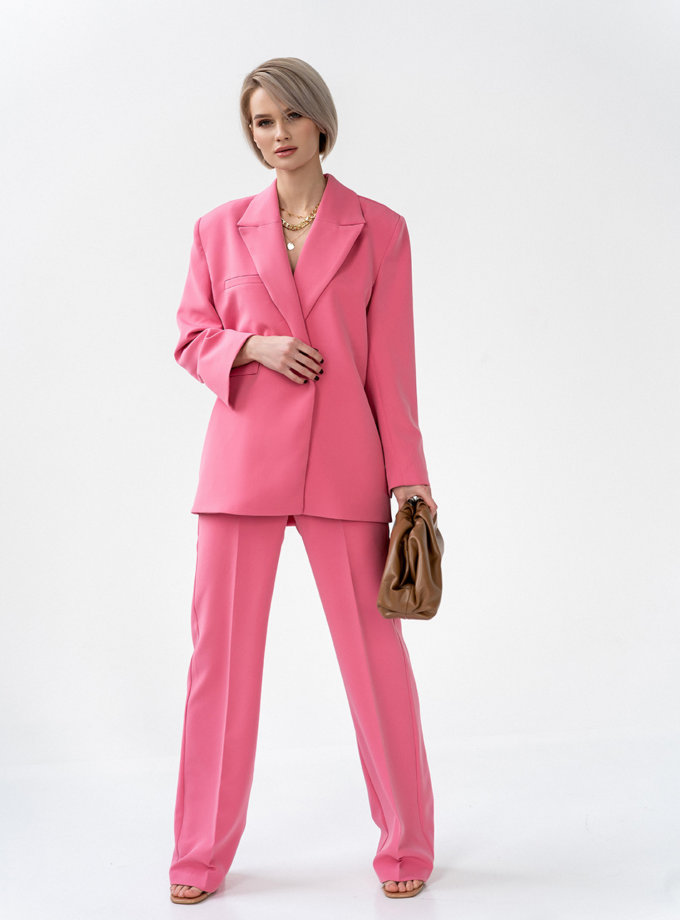 Брючний костюм Pink MC_MY6321, фото 1 - в интернет магазине KAPSULA
