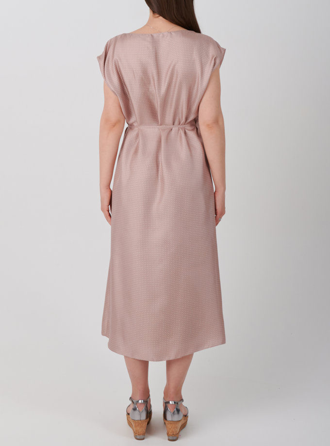 Шелковое платье KLNA_ SL-pink, фото 1 - в интернет магазине KAPSULA