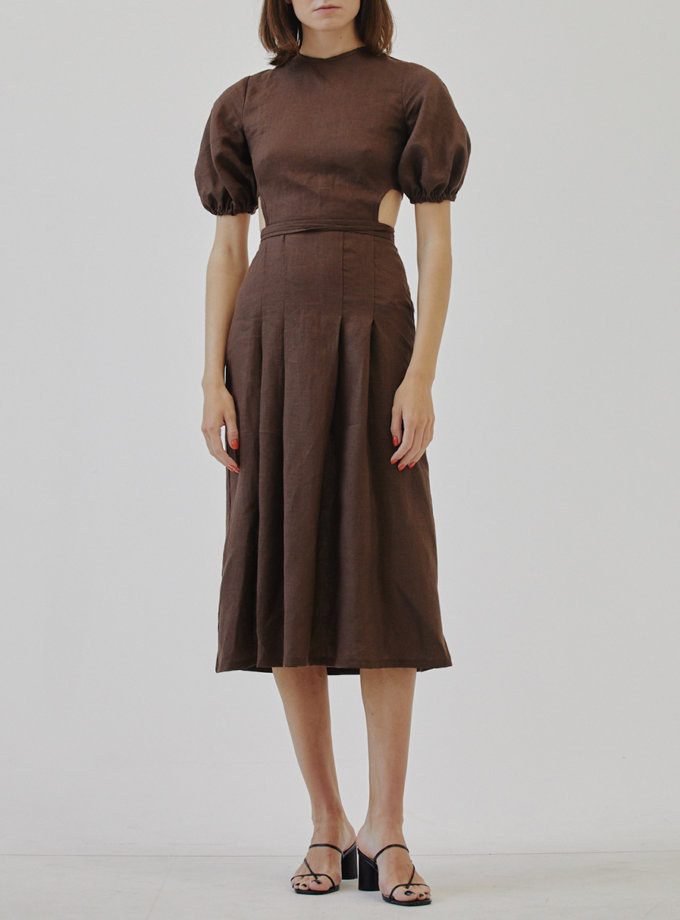 Льняное платье MRZZ_mz_103921, фото 1 - в интернет магазине KAPSULA
