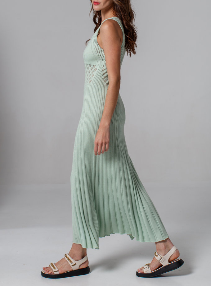 Ажурное платье без рукавов NBL_2103-DRESSLACEMINT, фото 1 - в интернет магазине KAPSULA