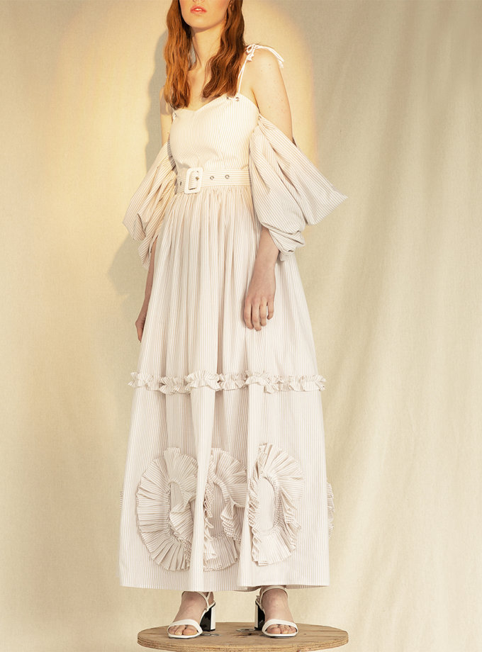 Платье-корсет из хлопка MF-CR19-18, фото 1 - в интернет магазине KAPSULA