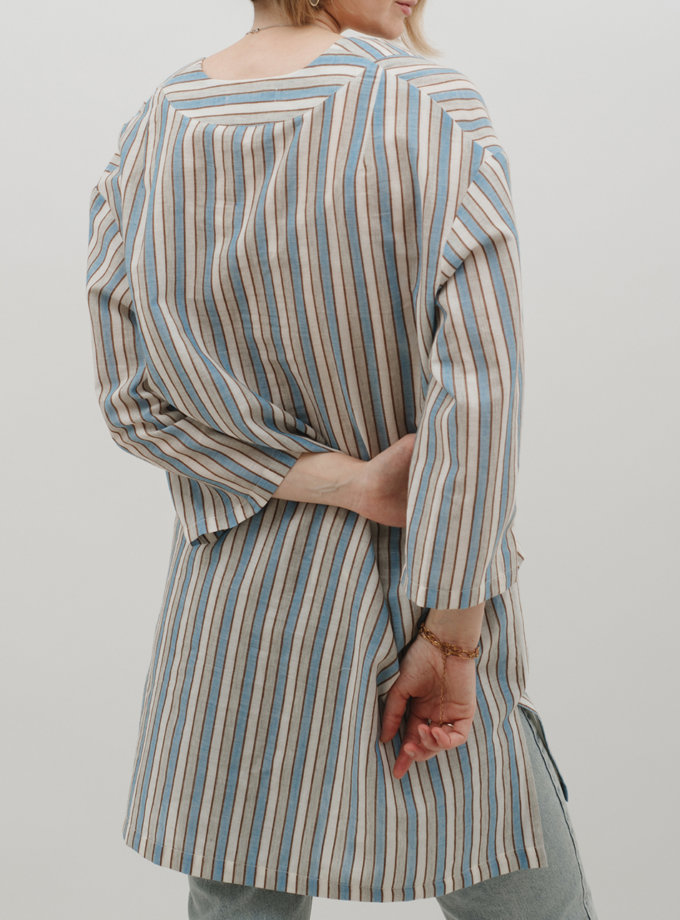 Бавовняна сукня-туніка MNTK_MTS2154, фото 1 - в интернет магазине KAPSULA