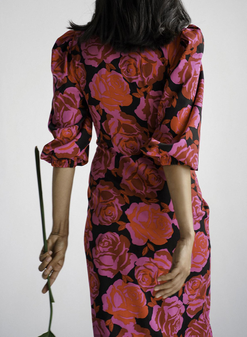Платье миди Marry MC_MY7021-4, фото 1 - в интернет магазине KAPSULA