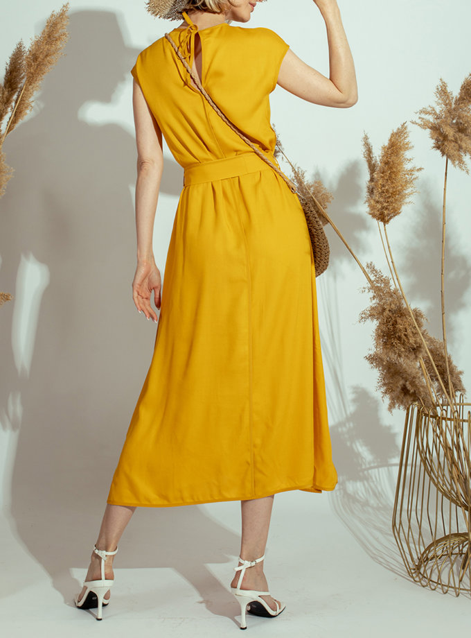 Платье миди из вискозы MMT_023d-mango, фото 1 - в интернет магазине KAPSULA