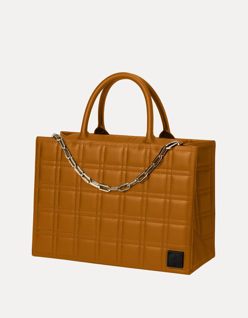 Шкіряна сумка 5x7 Bag in Brown LPR_5-7-B-Brown, фото 1 - в интернет магазине KAPSULA