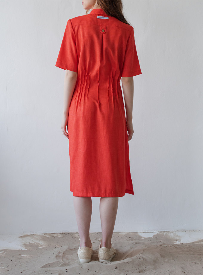 Платье-рубашка из хлопка NNB_DRESSCORSET, фото 1 - в интернет магазине KAPSULA
