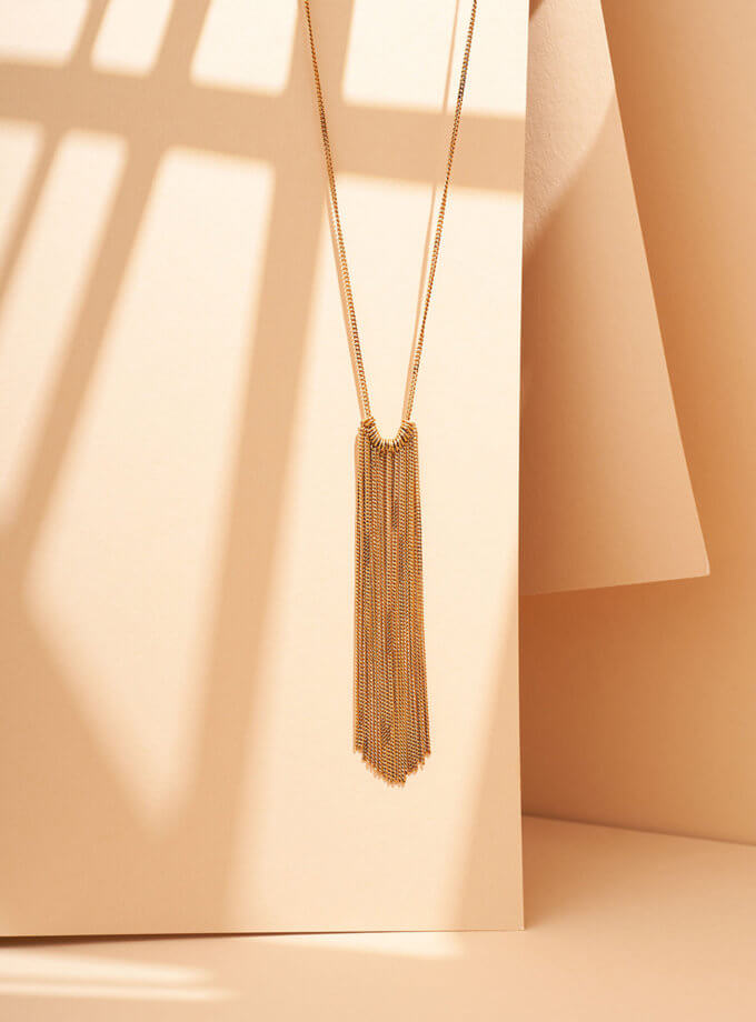 Колье Waterfall IVA_WG04-necklace, фото 1 - в интернет магазине KAPSULA