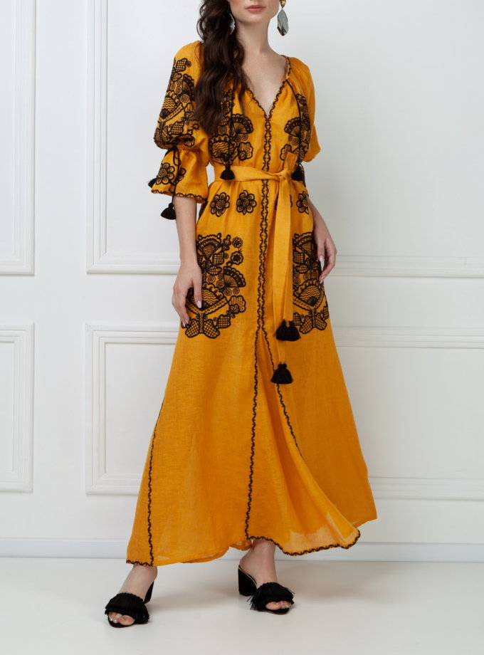 Платье-вышиванка Виктори FOBERI_SS19008, фото 1 - в интернет магазине KAPSULA