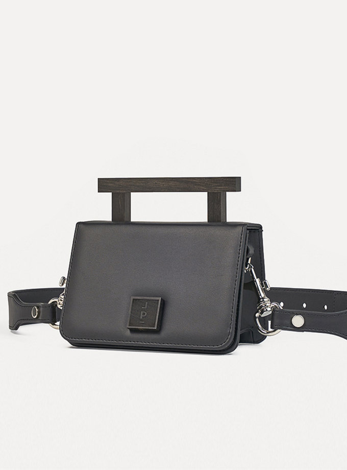 Кожаная сумка Small Nicole Bag in Black LPR_NI-BA-S-Black, фото 1 - в интернет магазине KAPSULA