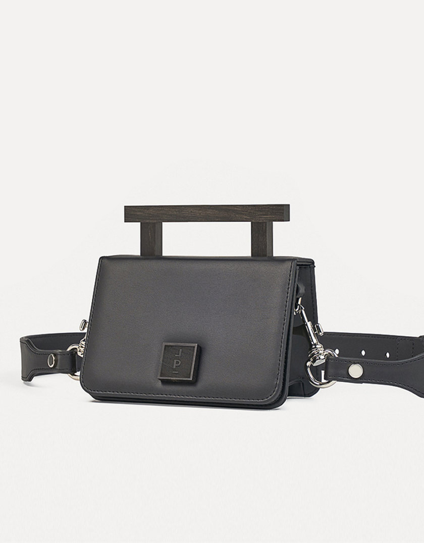 Шкіряна сумка Small Nicole Bag in Black LPR_NI-BA-S-Black, фото 1 - в интернет магазине KAPSULA
