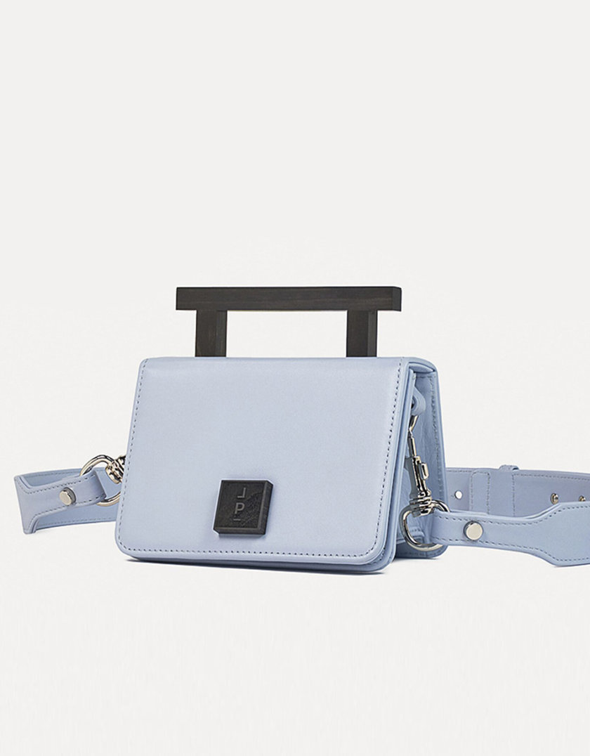 Кожаная сумка Small Nicole Bag in Light Blue LPR_NI-BA-S-Blue, фото 1 - в интернет магазине KAPSULA