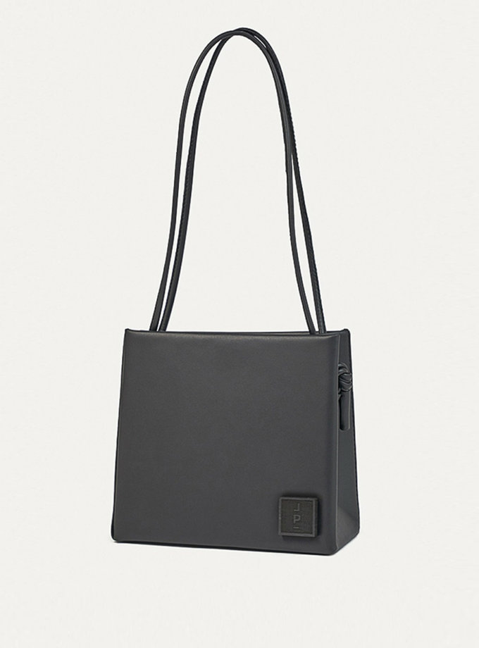 Кожаная сумка Square Bag in Black LPR_SQ-BA-M-Black, фото 1 - в интернет магазине KAPSULA