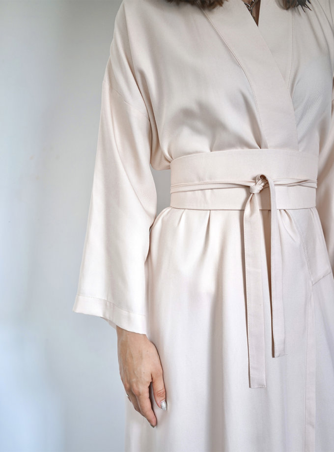 Платье-кимоно с поясом INS_SS20_4_01-dress, фото 1 - в интернет магазине KAPSULA