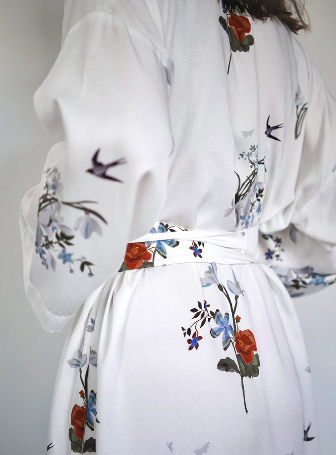 Платье-кимоно с поясом INS_SS20_4_03, фото 1 - в интернет магазине KAPSULA