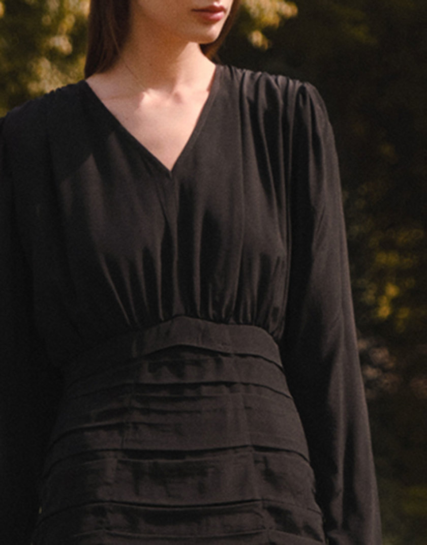 Сукня міні з V-вирізом LAB_2209, фото 1 - в интернет магазине KAPSULA