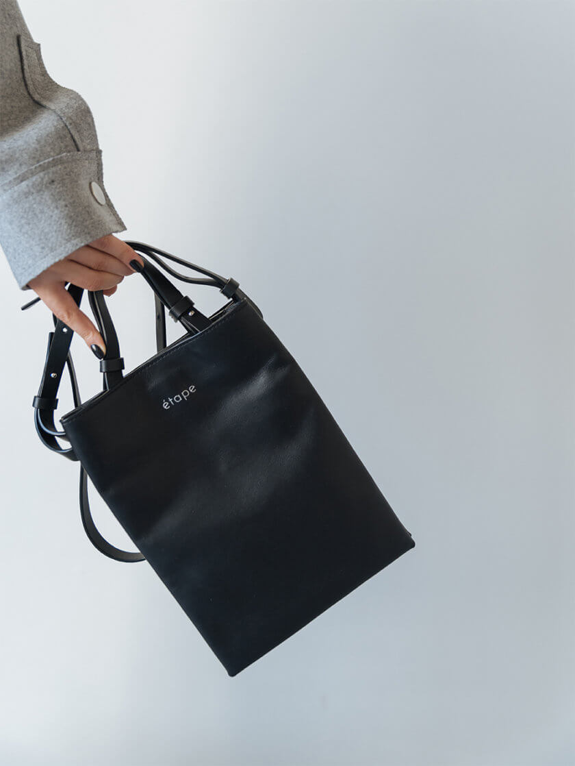 Кожаная сумка Petite Black ETP_0027-Petite-Black, фото 1 - в интернет магазине KAPSULA