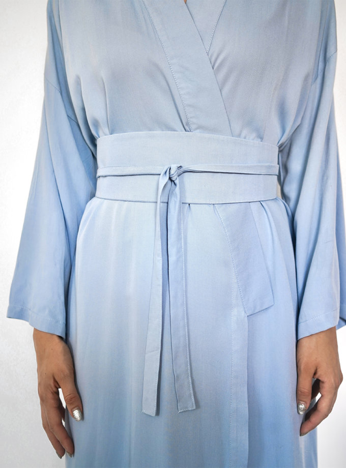 Платье-кимоно с поясом INS_SS20_4_02, фото 1 - в интернет магазине KAPSULA