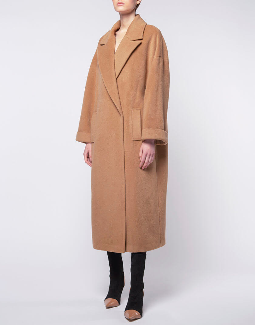 Объемное пальто из шерсти BEAVR_BA_FW21_89, фото 1 - в интернет магазине KAPSULA