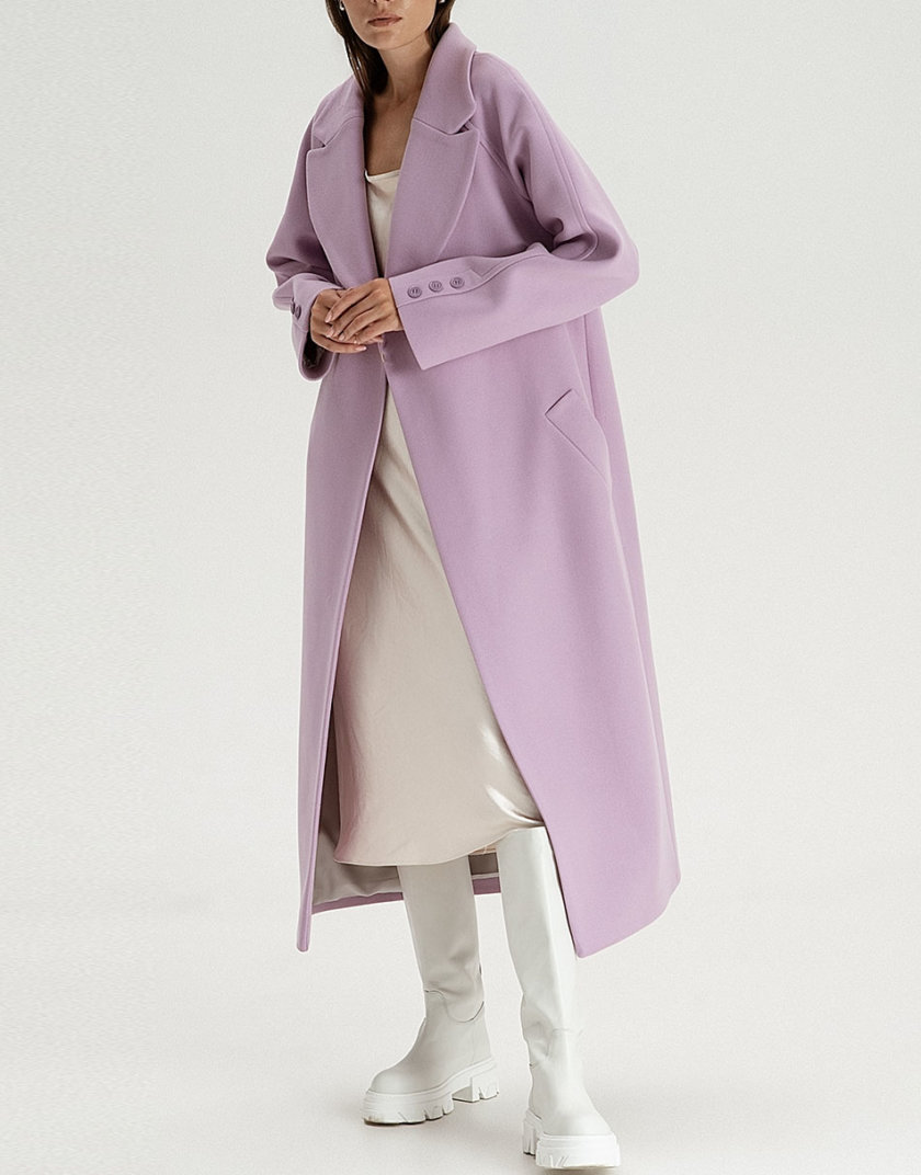 Шерстяное пальто purple WNDR_fw21_wl_03, фото 1 - в интернет магазине KAPSULA