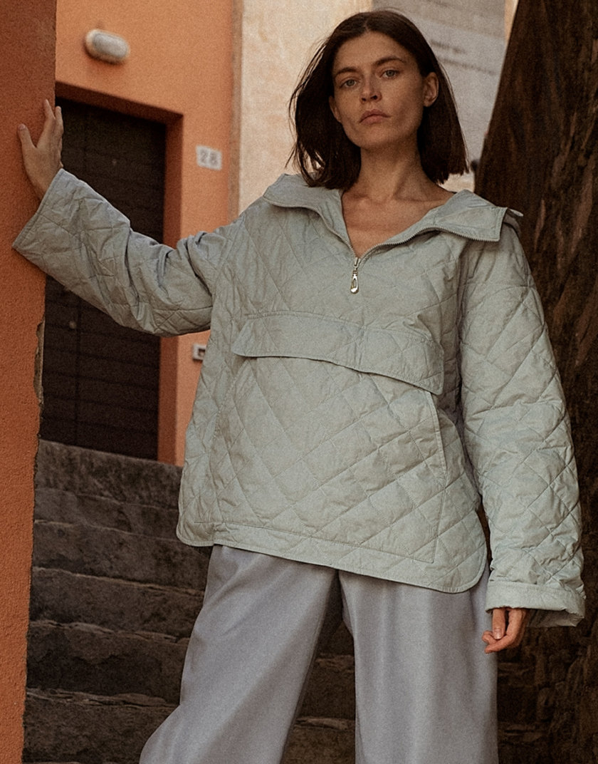 Куртка-худи pistachio WNDR_fw21_plf_01, фото 1 - в интернет магазине KAPSULA