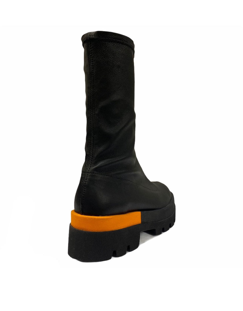 Кожаные ботинки ETP_Sky-4-Eva-orange, фото 1 - в интернет магазине KAPSULA