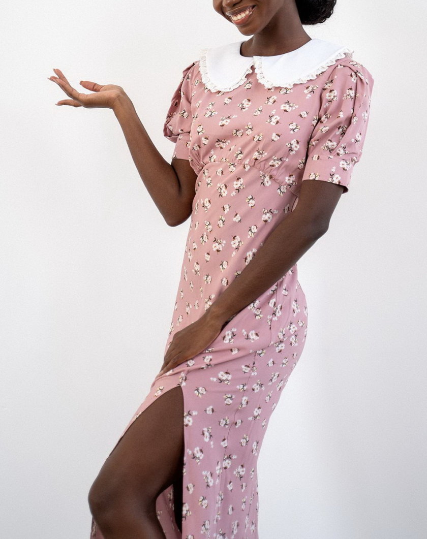 Платье Anna со съемным воротником MC_MY5421-3, фото 1 - в интернет магазине KAPSULA