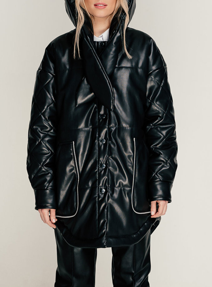 Куртка з еко-шкіри SE_SE21-Jc-Astera-B, фото 1 - в интернет магазине KAPSULA