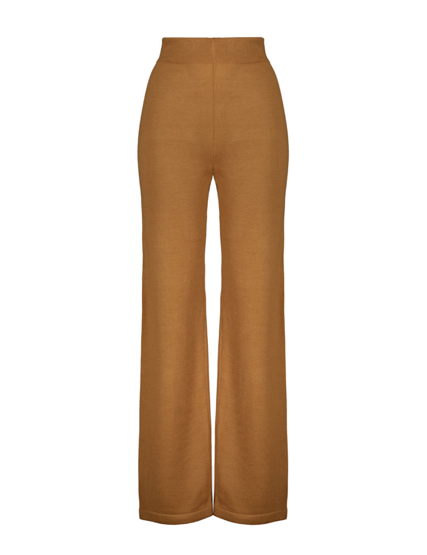 Шерстяные брюки ELLE caramel SYI_CS_18425-kapsula, фото 1 - в интернет магазине KAPSULA