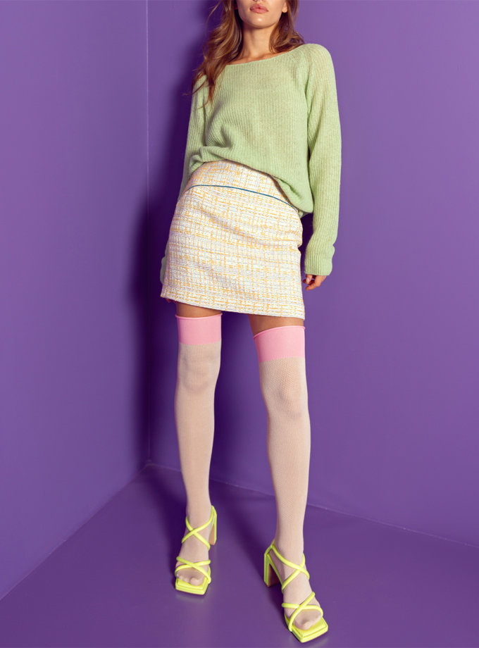 Хлопковая юбка мини Laura WKMF_67_1, фото 1 - в интернет магазине KAPSULA