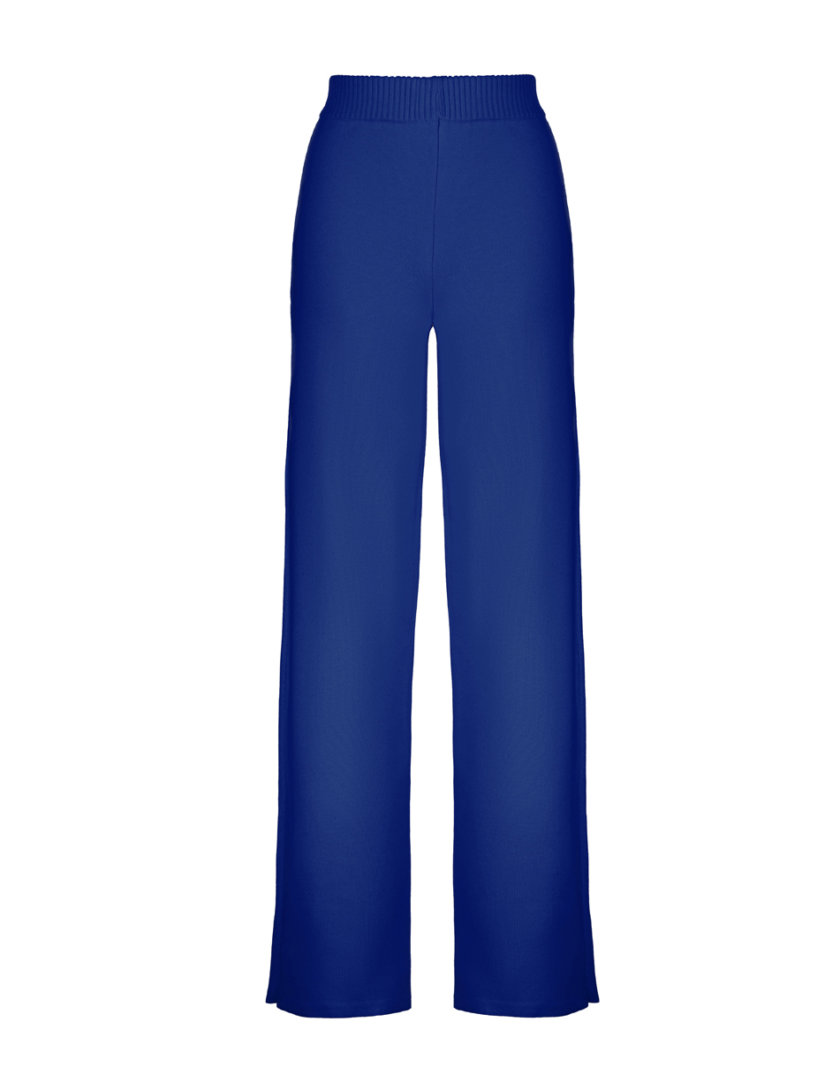 Хлопковые брюки blue SYI_CS_18393-kapsula, фото 1 - в интернет магазине KAPSULA