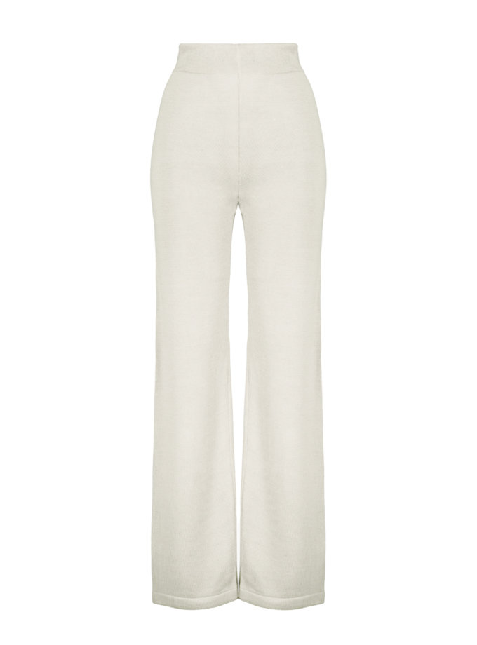 Шерстяные брюки ELLE milk SYI_CS_18421-kapsula, фото 1 - в интернет магазине KAPSULA