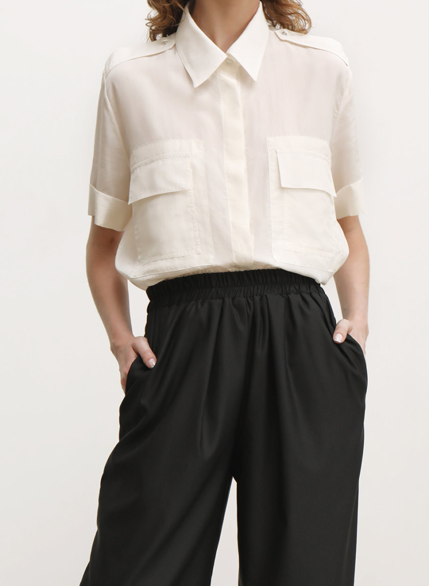 Прозрачная блуза IRRO_IR_FW21_SS_010, фото 1 - в интернет магазине KAPSULA