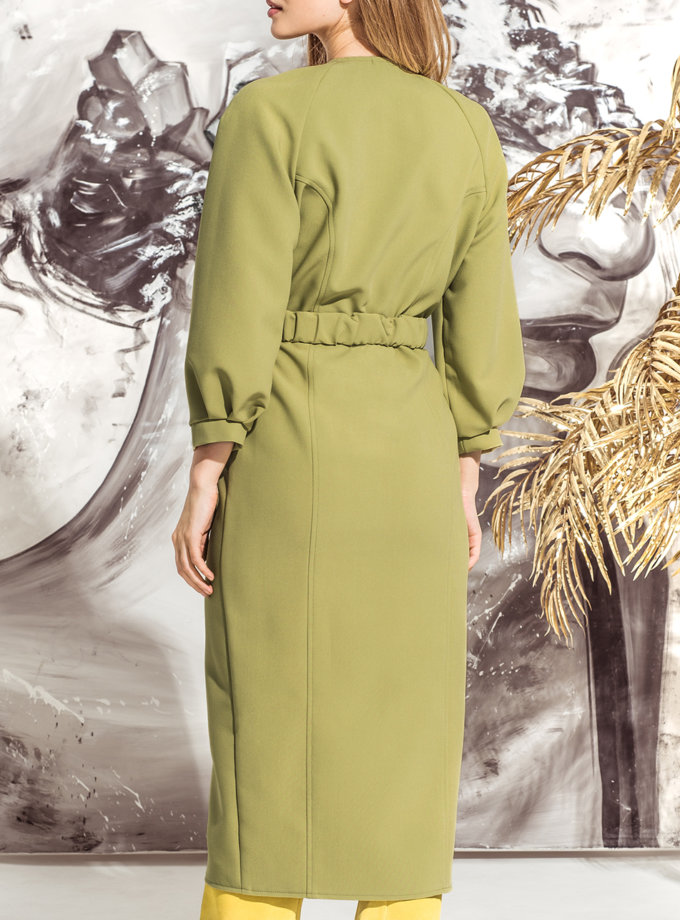 Платье миди из костюмной ткани KS_FW25_02, фото 1 - в интернет магазине KAPSULA