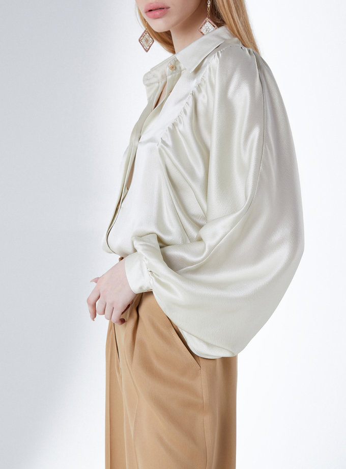 Шелковая блуза STR_L20F0380562, фото 1 - в интернет магазине KAPSULA