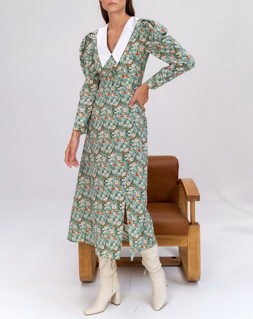 Платье Tereza с воротником MC_0422, фото 1 - в интернет магазине KAPSULA