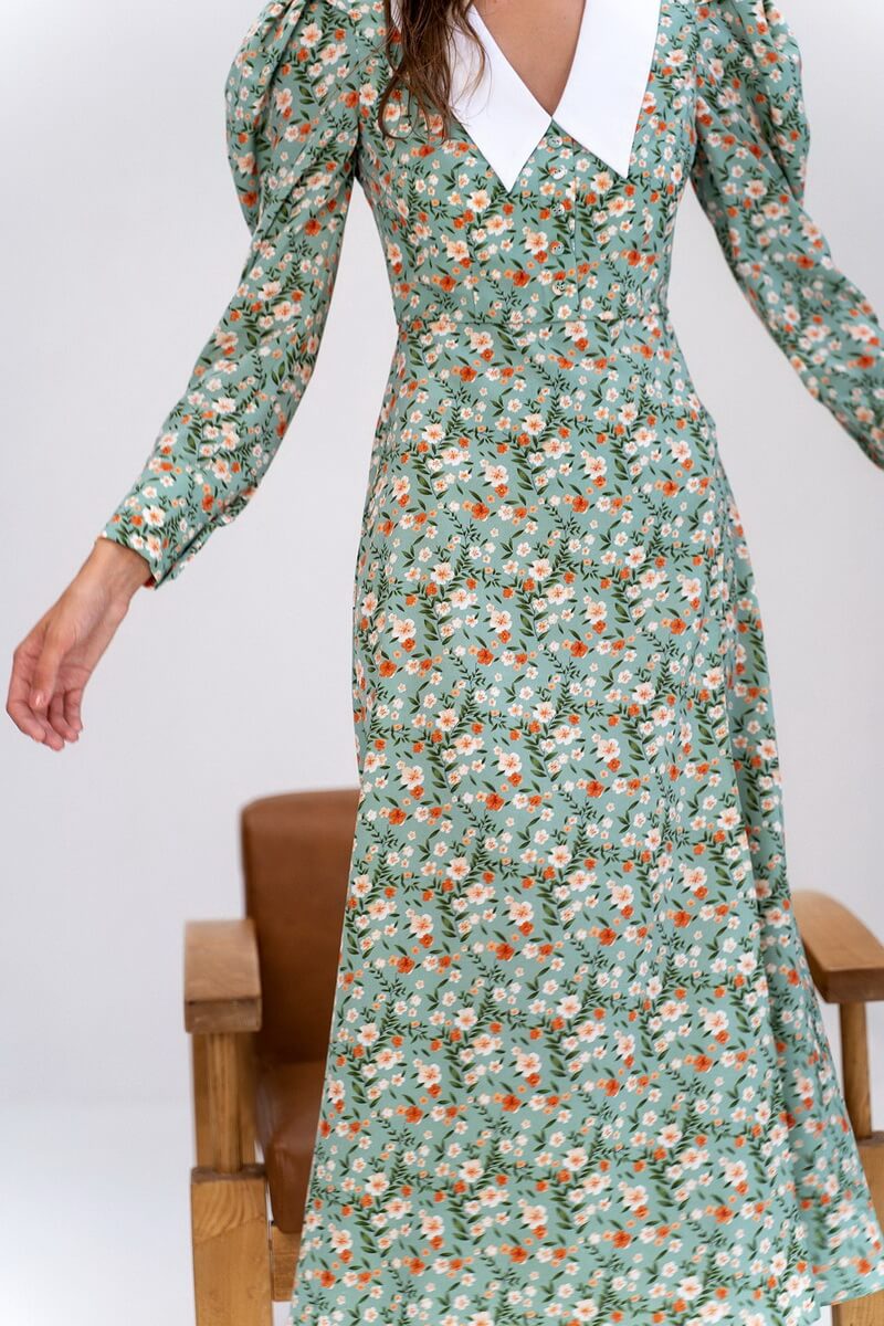 Платье Tereza с воротником MC_0422, фото 1 - в интернет магазине KAPSULA