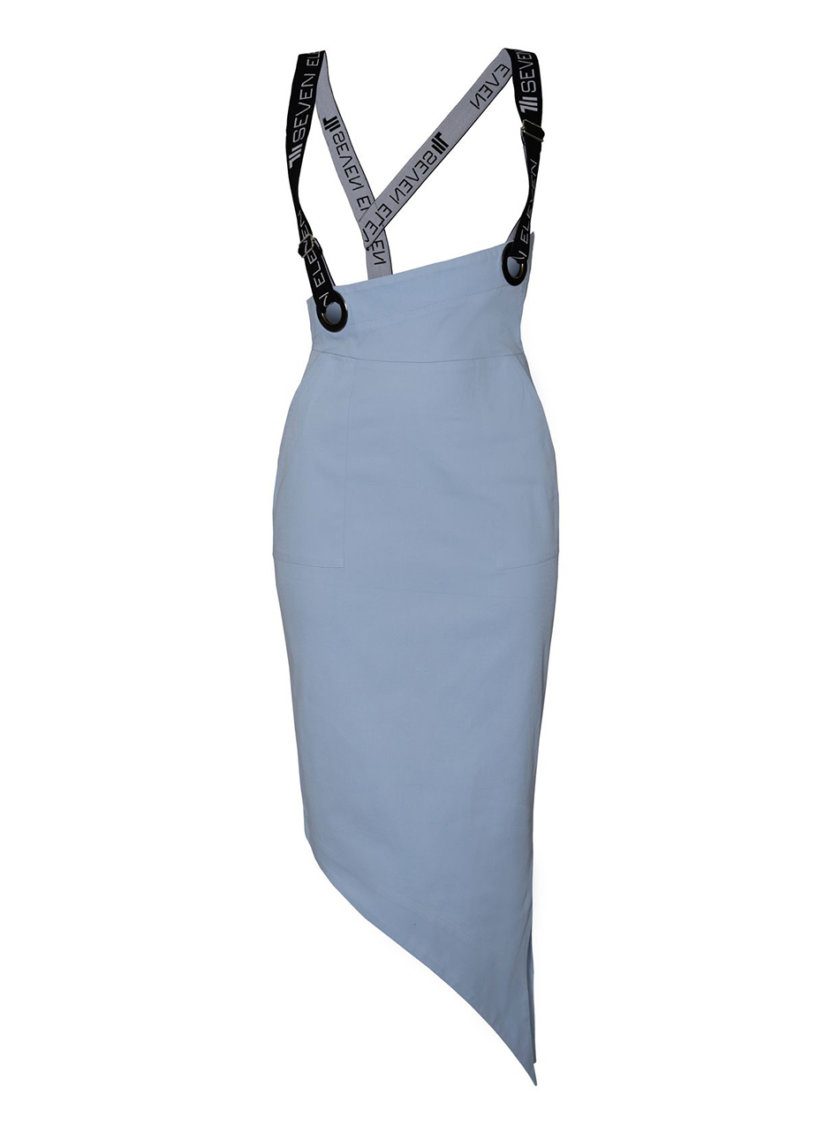 Ассиметричная юбка SE_SE21-Sk-Dille-Bl, фото 1 - в интернет магазине KAPSULA