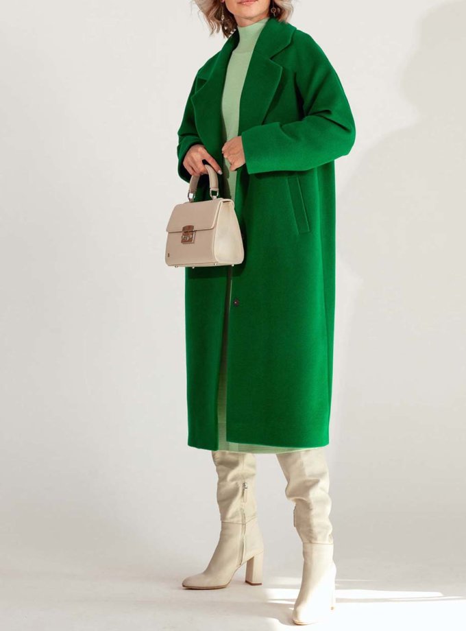 Пальто из шерсти MMT_093_green_leprechaun, фото 1 - в интернет магазине KAPSULA