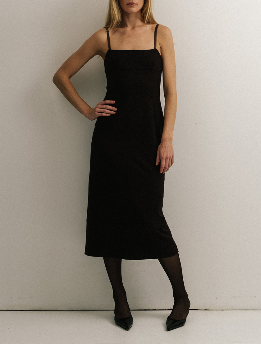 Платье-футляр из хлопка NOMA_92021, фото 1 - в интернет магазине KAPSULA