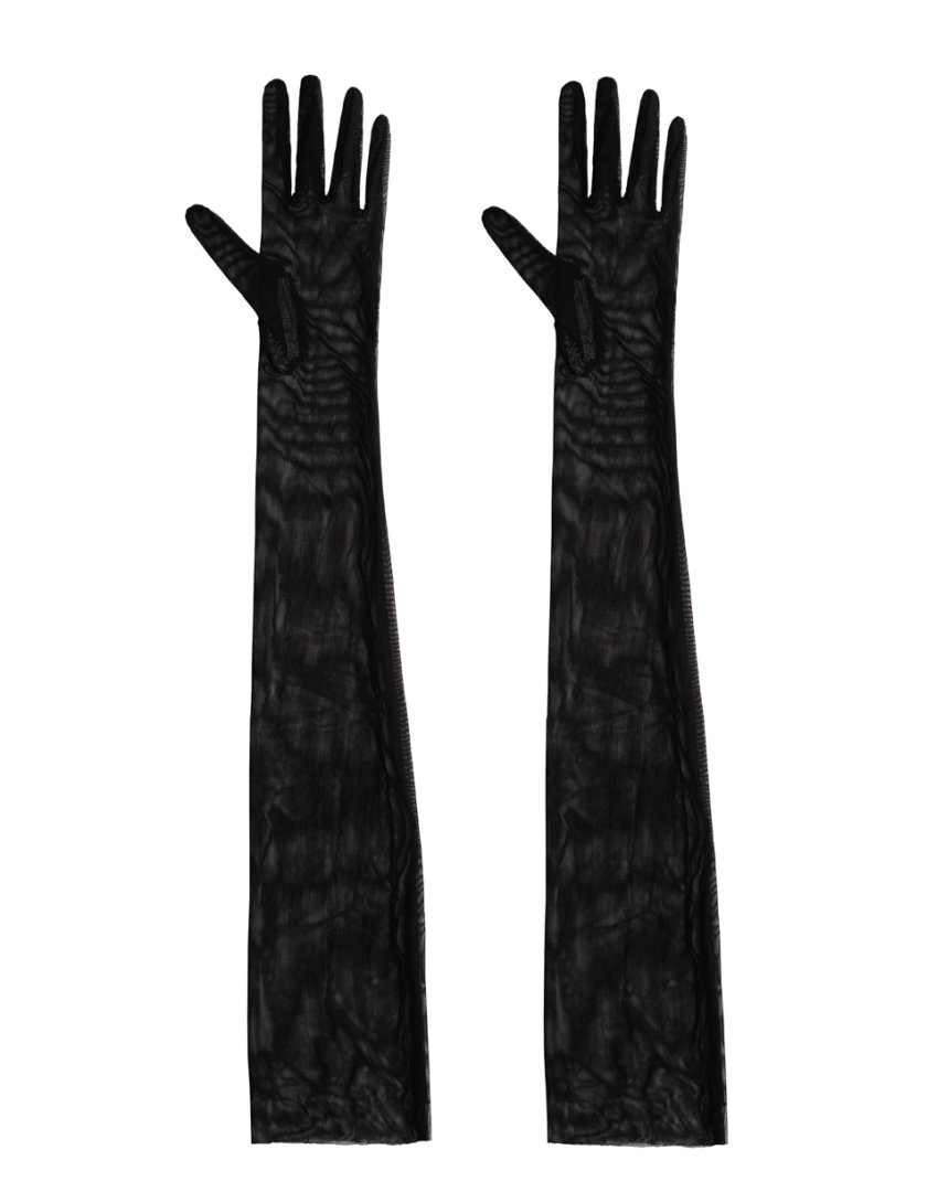 Перчатки длинные в сетку SE_SE21GlMshB, фото 1 - в интернет магазине KAPSULA