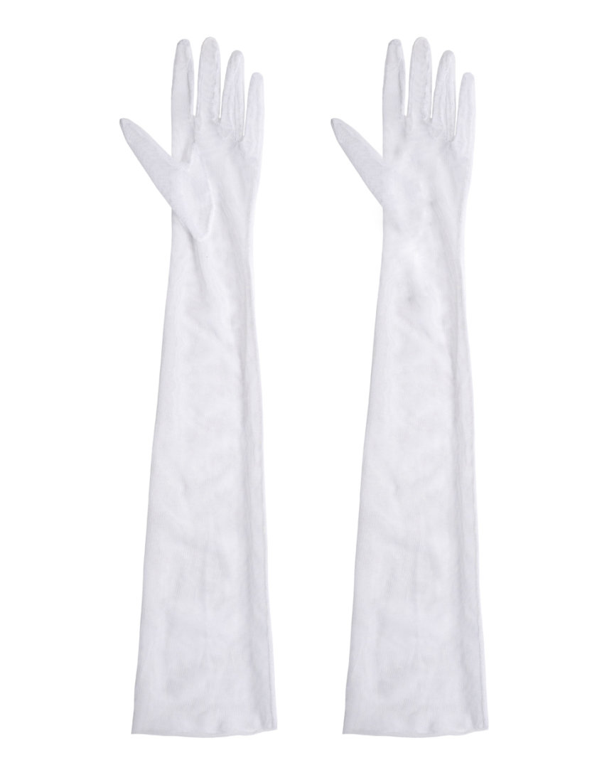 Перчатки длинные в сетку SE_SE21GlMshW, фото 1 - в интернет магазине KAPSULA