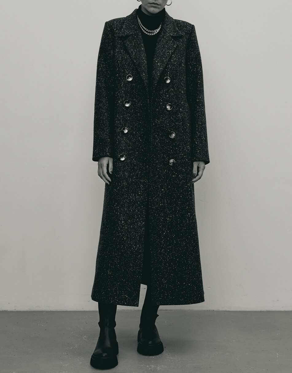 Пальто двобортне з вовни NOMA_172021, фото 1 Пальто двобортне з вовни NOMA_172021, фото 1 - в интернет магазине KAPSULA