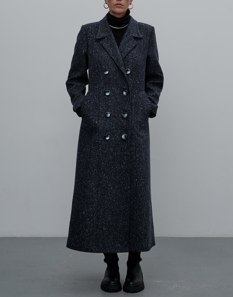 Пальто двобортне з вовни NOMA_172021, фото 1 Пальто двобортне з вовни NOMA_172021, фото 1 - в интернет магазине KAPSULA