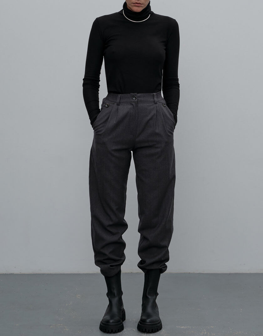 Прямые брюки из шерсти NOMA_12021, фото 1 - в интернет магазине KAPSULA
