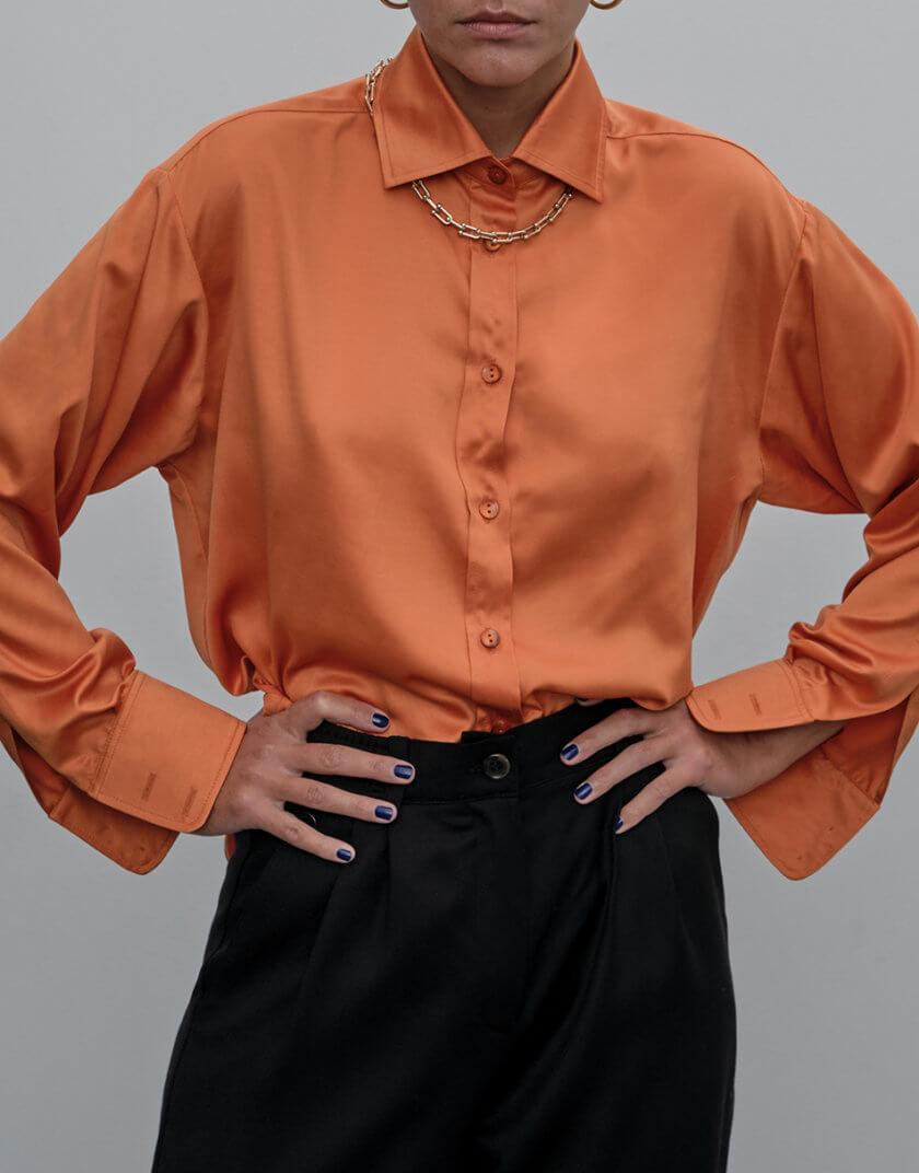Блуза свободного кроя NOMA_102021, фото 1 - в интернет магазине KAPSULA
