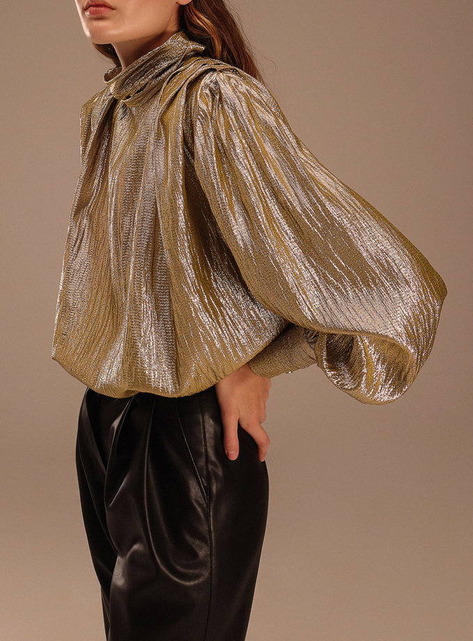 Шелковая блуза Paula ATLR_CP1_01, фото 1 - в интернет магазине KAPSULA