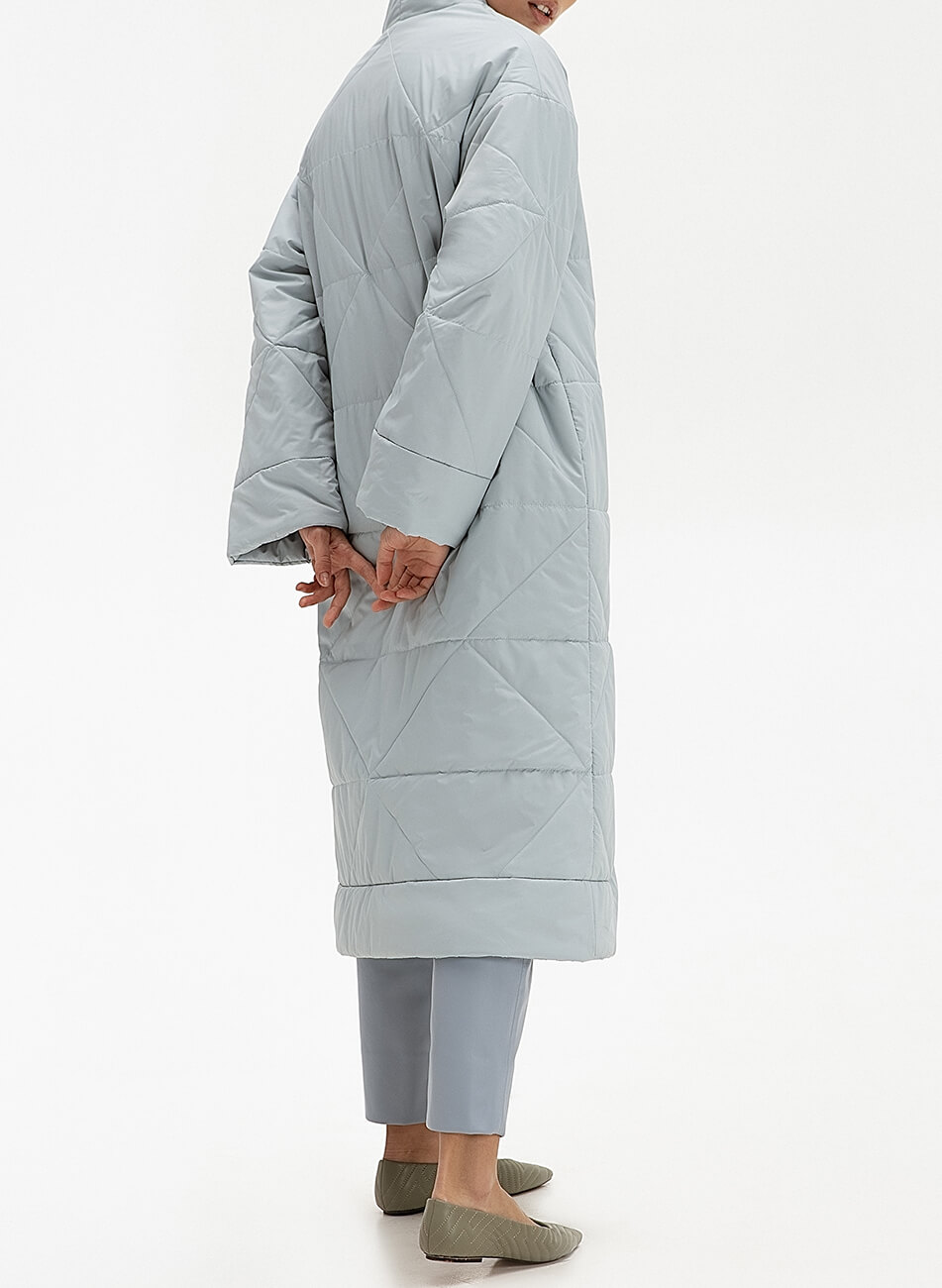 Прямий пуховик-кімоно Blue-gray WNDR_fw21_fw22_plbl_05, фото 1 Прямий пуховик-кімоно Blue-gray WNDR_fw21_fw22_plbl_05, фото 1 - в интернет магазине KAPSULA